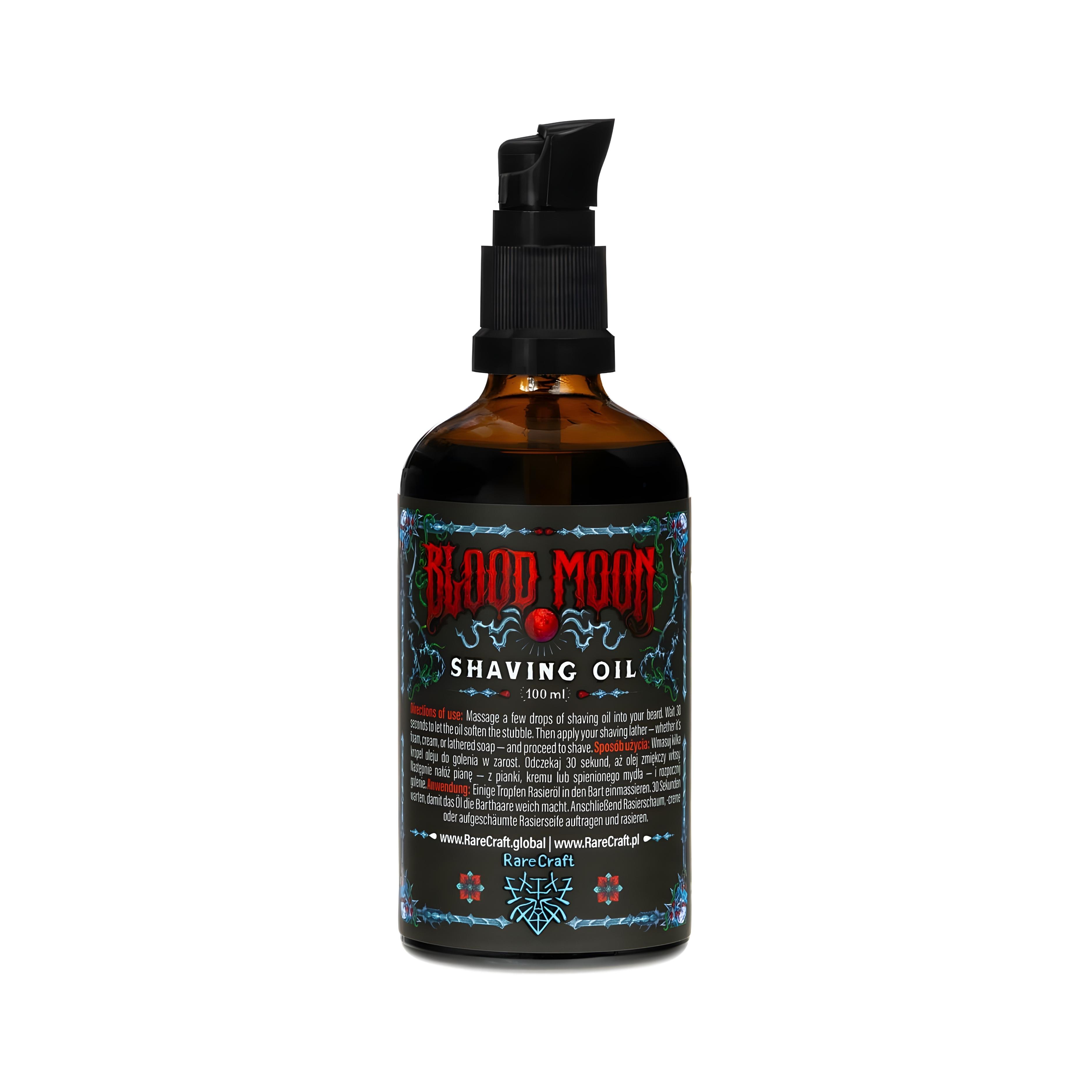 RareCraft Blood Moon Shaving Oil - Rasieröl 100ml